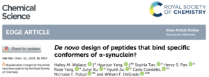 Read more about the article [Paper Review #1] De novo design of peptides that bind specific conformers of ⍺-synuclein
